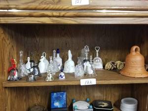 lot 122 image: Shelf Lot - Bells