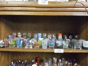 lot 129 image: Shot glass collections