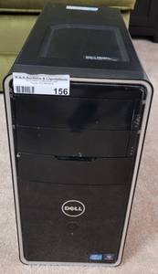 lot 156 image: DELL COMPUTER TOWER MODEL D11M AS SHOWN. THIS UNIT WILL COME WITH A KEYBOARD AND MOUSE.