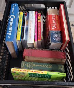 lot 161 image: LOT OF BOOKS INCLUDING ENGINEERING, AERONAUTICS AND MORE AS SHOWN.