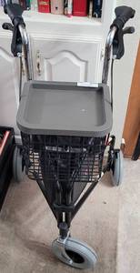 lot 162 image: NOVA MEDICAL 3 WHEEL TRAVELER WALKER AS SHOWN.