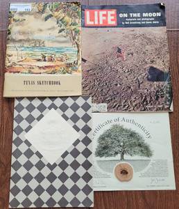 lot 193 image: VINTAGE 1988 CAPITOL CENTENNIAL CELEBRATION BOOKLET WITH COA PLUS MORE AS SHOWN.