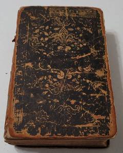 lot 206 image: ANTIQUE 1852 BIBLE  NEW TESTAMENT IN GERMAN IN CONDITION SHOWN. CHECK IT OUT