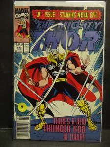 lot 9 image: The Mighty Thor #433 Marvel Comics First Eric Masterson as Thor June 1991 $$