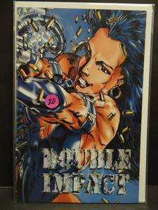 lot 20 image: Vtg Indie Comic Book from Vaulted Estate Double Impact #4 - $$$