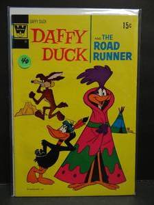 lot 40 image: DAFFY DUCK #76 Road Runner Whitman Variant Comic Book  FNNM - $$$