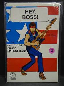 lot 50 image: Hey Boss #1 Comic 1986 Visionary Graphics Bruce Springsteen Parody Rock N Roll