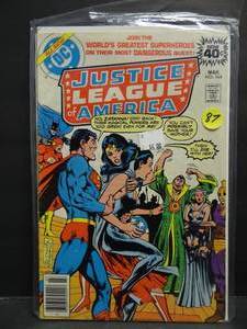 lot 87 image: JUSTICE LEAGUE OF AMERICA #164 DC COMICS BATMAN SUPERMAN BRONZE 1979 - $$