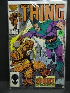 lot 88 image: The Thing #34 Apr 1986 Marvel Comic Book (FNVF)