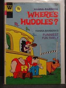 lot 96 image: Wheres Huddles No.1 Gold Key 15 cent Jan.1971 Early Bronze-Age Comic - $$$