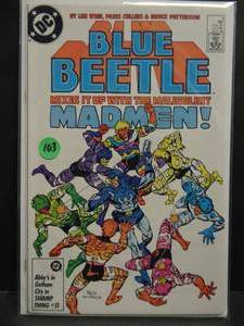 lot 103 image: Blue Beetle (1986) #3 NM- Vs the Madmen Len Wein Story - $$$