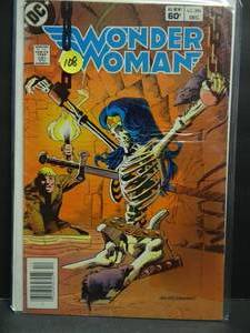 lot 108 image: DC Comics WONDER WOMAN #298 VFNM, FRANK MILLER COVER - NEWSTAND EDITION - $$