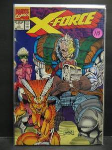 lot 113 image: X-Force #1 Marvel 1991 VF Copper Age Comic Book 1st Print - $$