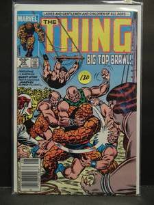 lot 120 image: Marvel Comics THE THING BIG TOP BRAWL #26 (26 AUG, 1985) - $$$