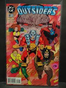 lot 170 image: The Outsiders #22 Armagetto Quest New Gods Mike Barr 1995 - DC COMICS