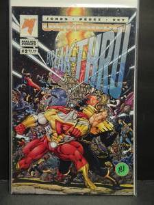 lot 181 image: MALIBU COMICS ULTRAVERSE - BREAK-THRU - ISSUE #2 (1994)