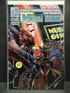 lot 183 image: The Night Man #2 (Nov 1993, Malibu Ultraverse) Steve Englehart - MALIBU COMICS
