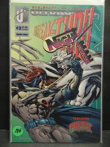 lot 184 image: Ultraverse Break Thru Night Man Malibu Comics 1993 Featuring Freex