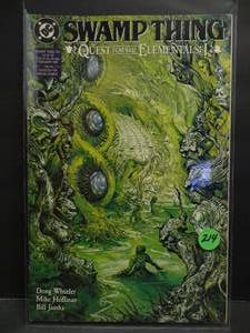 lot 214 image: SWAMP THING #108 QUEST FOR THE ELEMENTALS I DC (1991) - $$