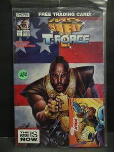 lot 232 image: Mr. T and The T-Force - Issue #4 Comic Book Brand New (November 1993) & Collectors Card - $$$