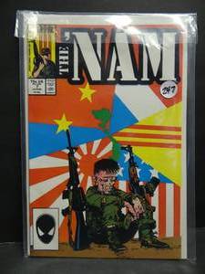 lot 247 image: The NAM #7 Vintage Marvel Comics 1987