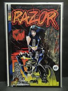 lot 258 image: London Night Razor Burn Comic Book Issue #2A (1995) - $$$