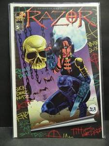 lot 263 image: Razor #5 March 1997 London Night Studios Comics Everette Hartsoe - $$$