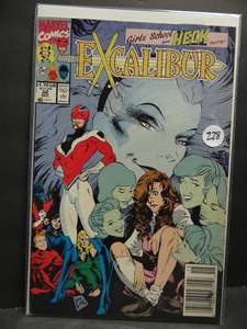 lot 278 image: Excalibur #32 - Marvel Comics - December 1990-Comic Book-Girls School from Heck - $$