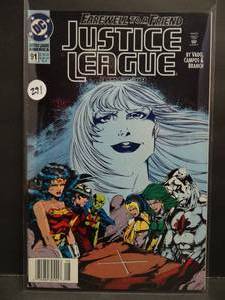 lot 291 image: JUSTICE LEAGUE OF AMERICA #91 DC COMICS 1994 NM $$$