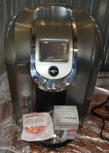 lot 60 image: Keurig Coffee Pot with My K-Cup and Maintenance Accessory
