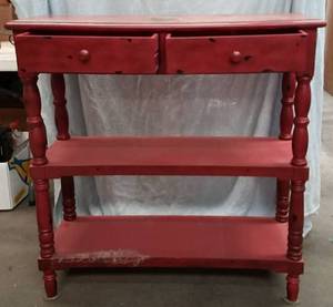 lot 38 image: Red ShelfTable