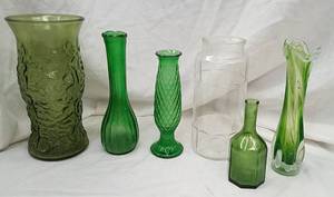 lot 96 image: Glass Bottles, Jars & Vases