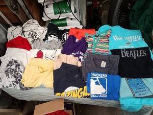 lot 105 image: Assorted Shirts & Hoodies