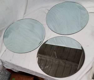 lot 175 image: 3 Round Display Mirrors