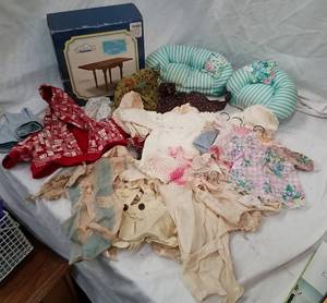 lot 201 image: Doll Furniture & Clothes