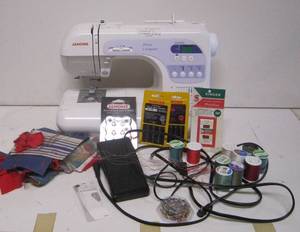 lot 126 image: Janome Sewing Machine