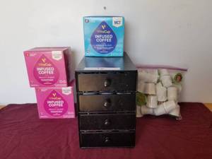lot 38 image: K cups coffee and tea