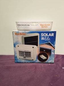 lot 215 image: LYNX SOLAR DROP-IN LITE 18-LED SOLAR POWERED LIGHT WITH MOTION SENSOR-#00035