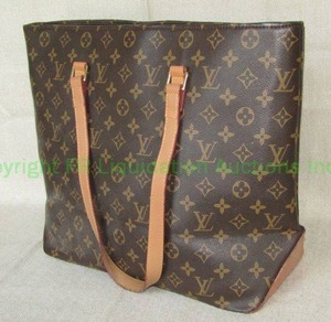 lot 34 image: Genuine Louis Vuitton leather hand crafted purse (one strap needs reattached)