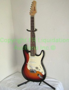 lot 39 image: Pignose electric guitar with stand