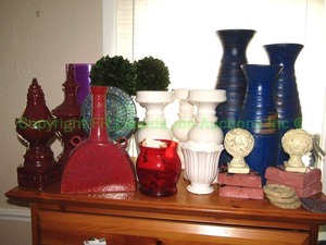 lot 49 image: Assorted home decor as shown
