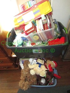 lot 51 image: Assorted Christmas decor and ornaments plus as shown, generous quantity