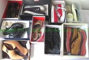 lot 190 image: Coach, Polo Sport, and other brands pre-owned shoes in original boxes