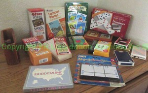 lot 230 image: Assorted card and travel games