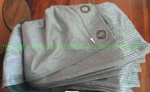 lot 234 image: Mesh curtain set as shown