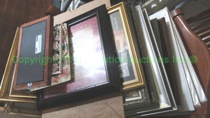 lot 261 image: Assorted framed and unframed prints as shown