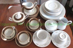 lot 169 image: Noritake and Heirloom china dishware
