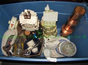 lot 145 image: Assorted home and holiday decor as shown
