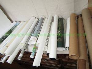 lot 79 image: Assorted retro posters including Van Halen, Rolling stones and more
