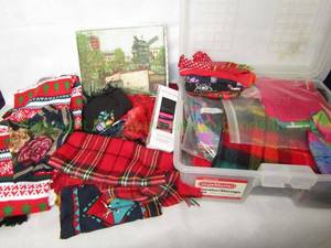 lot 129 image: Assorted scarves as shown